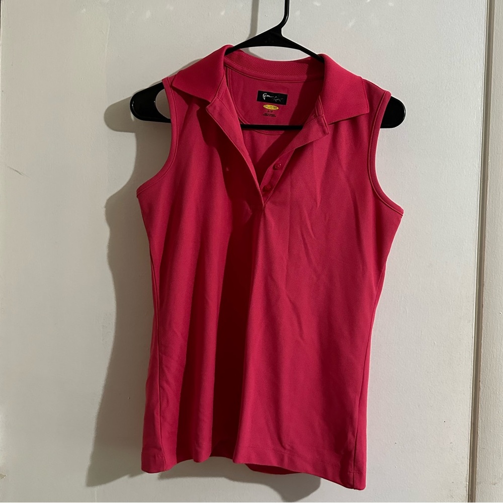Magenta Greg Norman Golf Polo